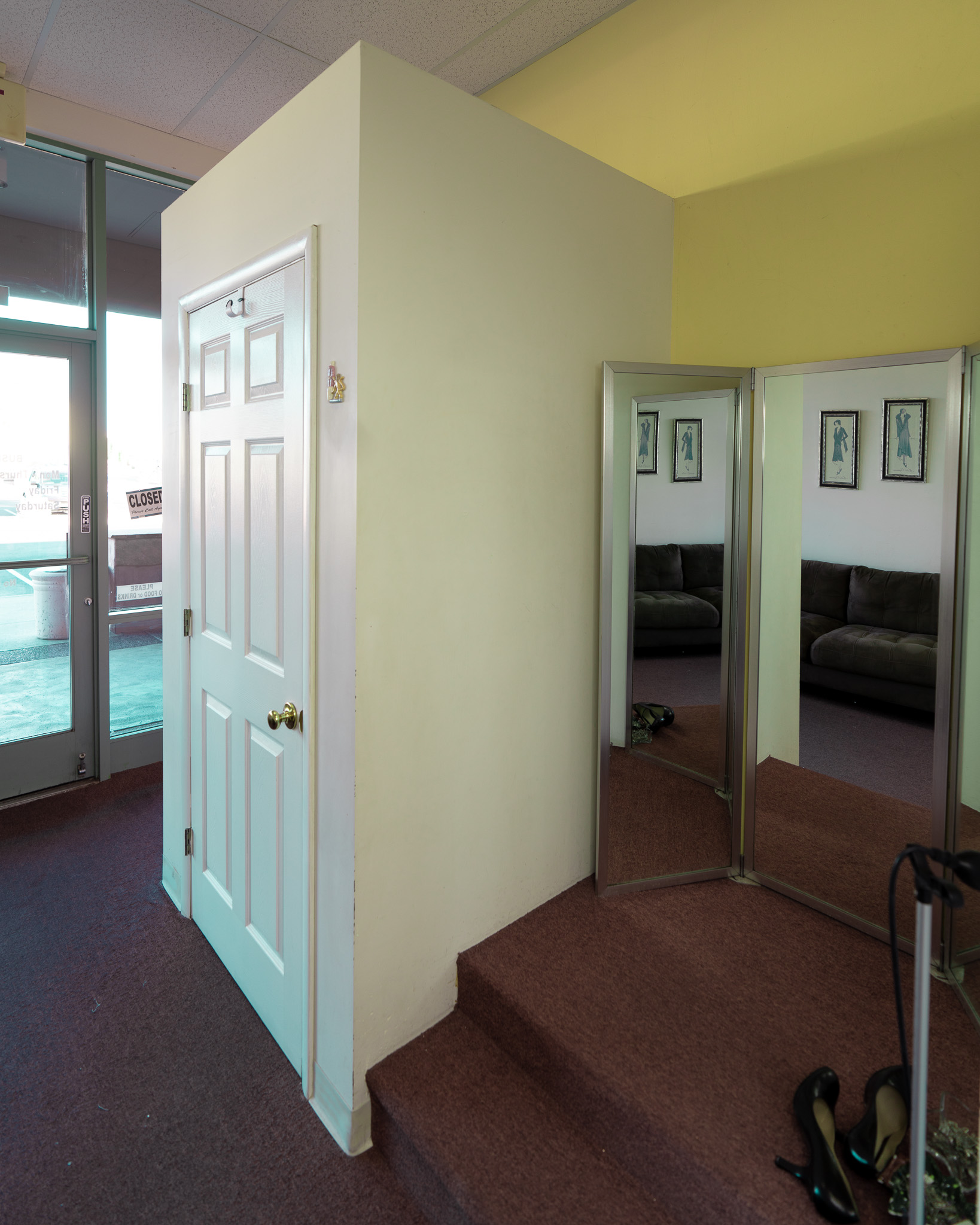 S & N Tailoring fitting room